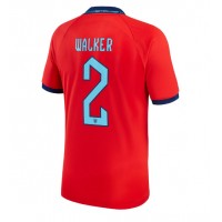 Anglicko Kyle Walker #2 Vonkajší futbalový dres MS 2022 Krátky Rukáv